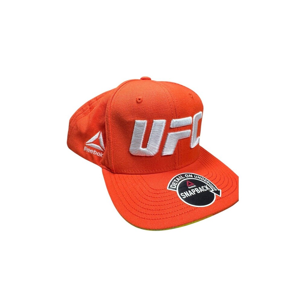 UFC Reebok Orange Snapback Cap Adjustable Brittney Palmer XOXO Rare Hat‎